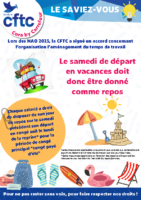 Accord départ en vacances 2025