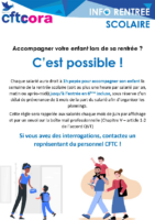 Accord rentrée scolaire